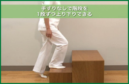 いすに腰かけた状態で、ひざが伸ばせる